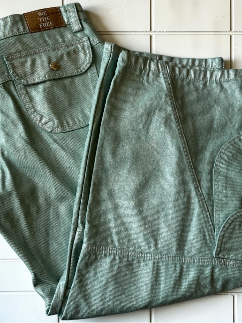 Free People Metallic Cargo Barrel
Jeans - Picture 9 of 9